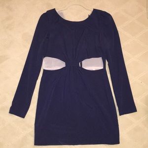 Long sleeve, cut-out Bodycon dress